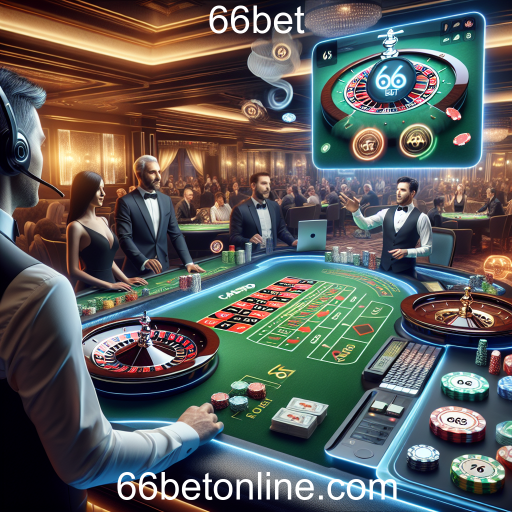 A Experiência Imersiva do Cassino Ao Vivo no 66bet